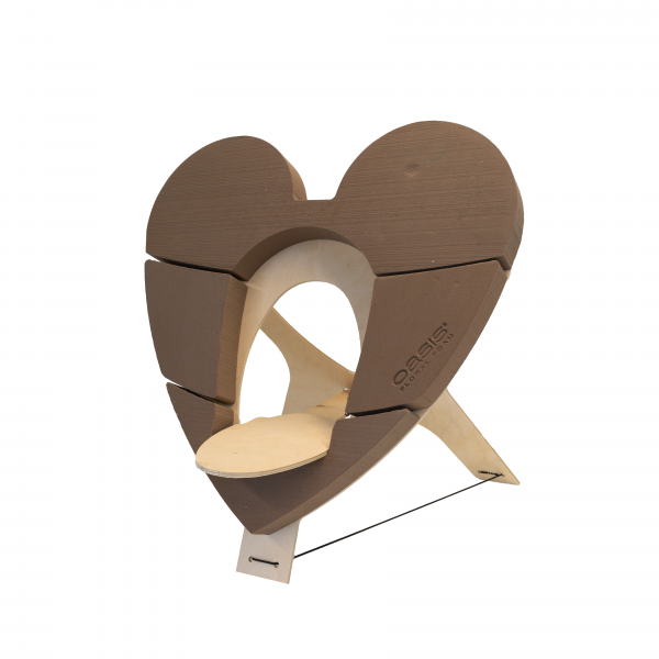 OASIS® BIOLINE® BIO FOAM Srce s polico s stojalom 60cm