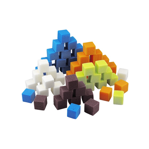 OASIS® Rainbow mini kocke sv.zelena 2cm