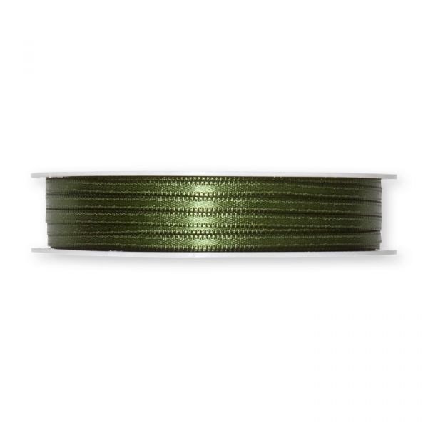 Saten trak - š:3mm x d:50m - Mahovno zelen