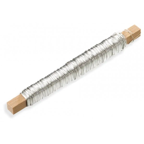 OASIS® Žička metalik srebrna 0,5mm x 100g