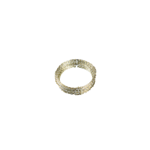 OASIS® Aluminijasta diamantna žica - Biserna - 2mm x 30m