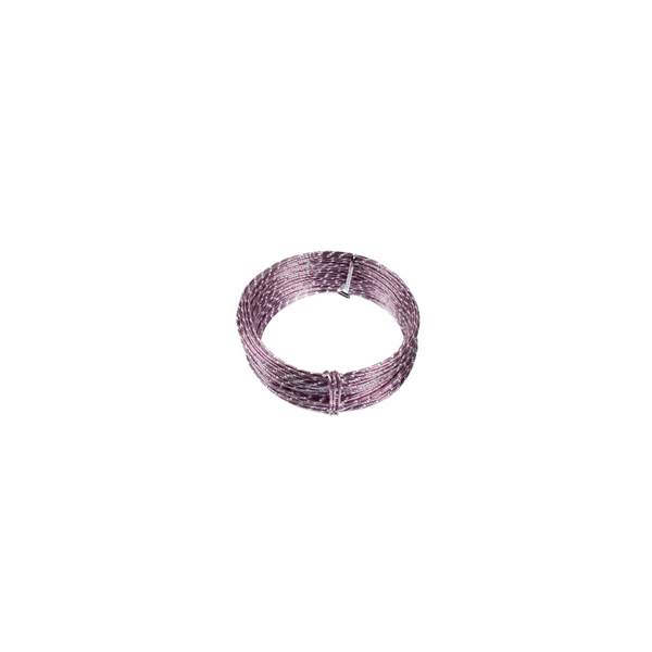 OASIS® Aluminijasta diamantna žica - Sv. roza - 2mm x 30m
