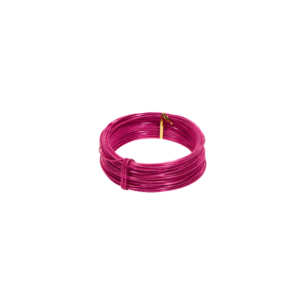 OASIS® Aluminijasta reliefna žica - Temno pink - 2mm x 30m