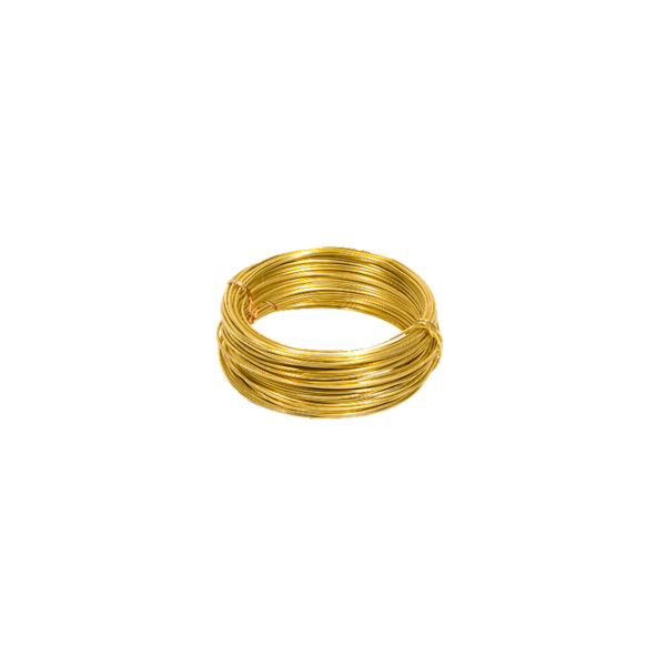 OASIS® Aluminijasta reliefna žica - Svetlo zlata - 2mm x 3...