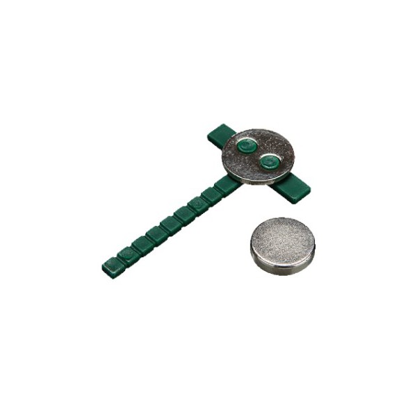 Naprsne priponke - Zelene z magnetom 30 kos/pak 4,2cm