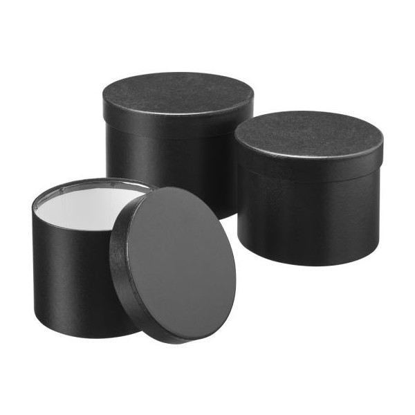 Dekorativne škatle - Črne - 3x box/set; 12x1