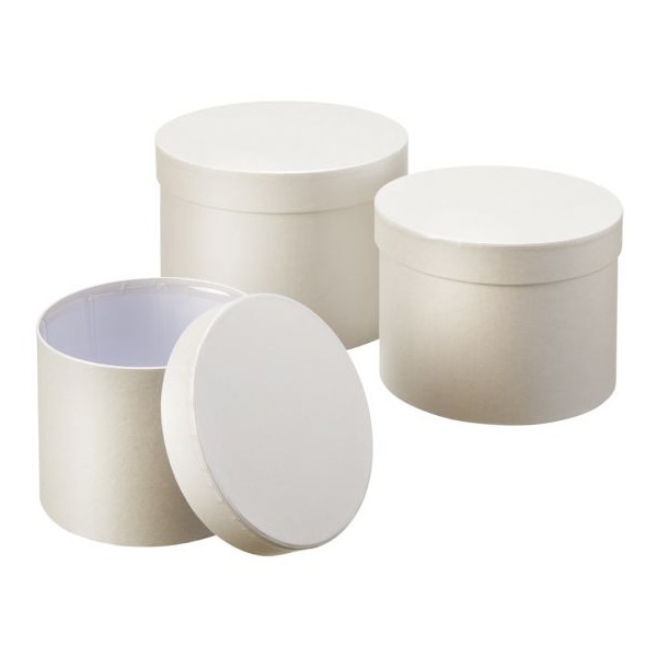 Dekorativne škatle - Krem - 3x box/set
