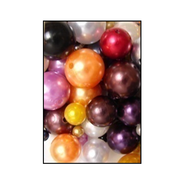 OASIS® Dekorativne perle - Rumena 8mm - 144 kom/pak