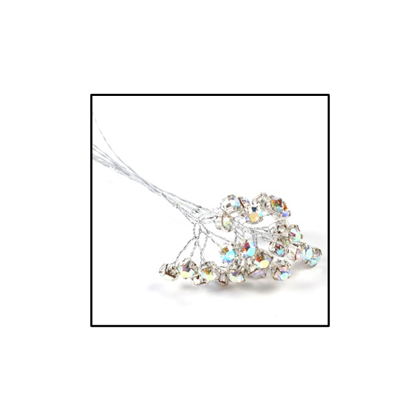 OASIS® Dekorativni diamant na žici - 5mm - 5kom/pak