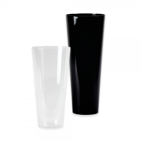 OASIS® Akrilna vaza - Konus - Prozorna 35cm