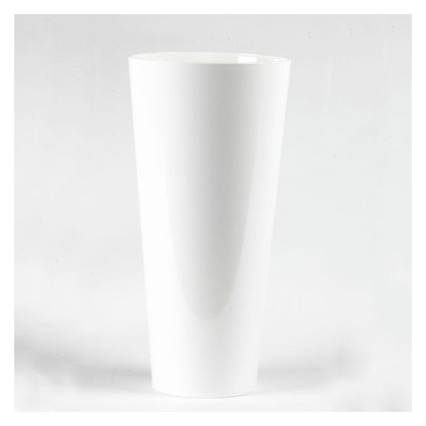 OASIS® Akrilna vaza - Konus - Bela 35cm