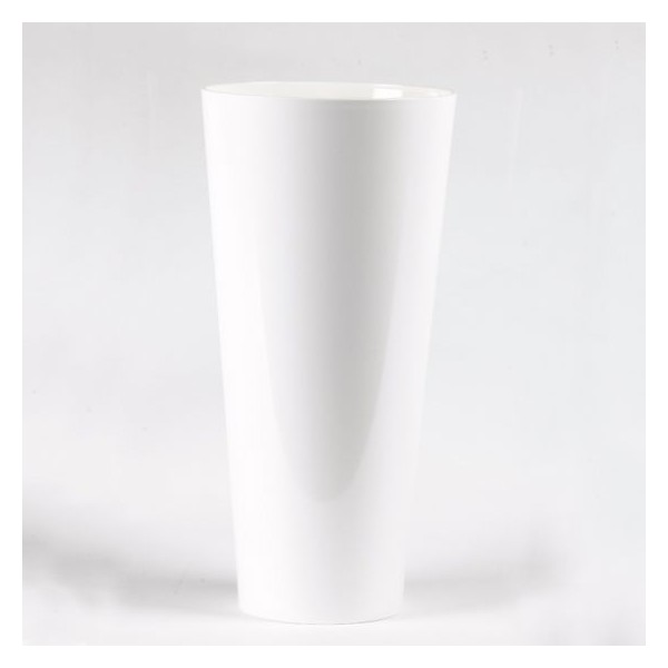 OASIS® Akrilna vaza - Konus - Bela 45cm