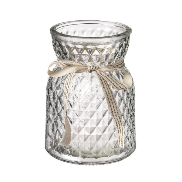OASIS® Steklena vaza Emily H:16cm x D:12cm