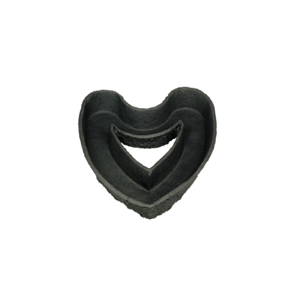 OASIS® BLACK BIOLIT® Srce  odprto 34x36x6,5cm