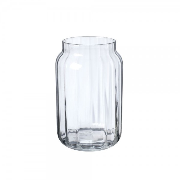 OASIS® Steklena vaza Whinfell H:22 x D:14cm prozorna
