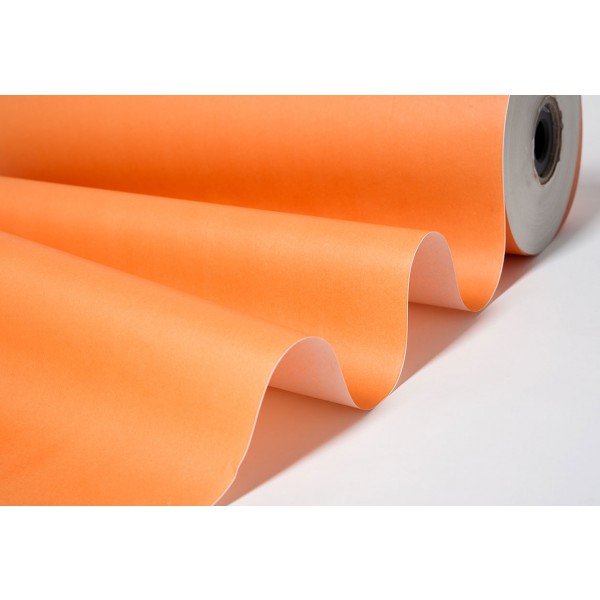 Ovojni papir - Oranžen - 75 cm