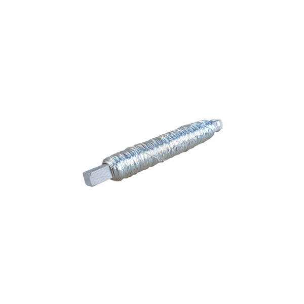 Dekorativna navita žica - Srebrna 0,5mm - 100g/pak