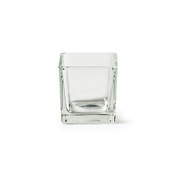 Vaza steklena 6x6x6cm