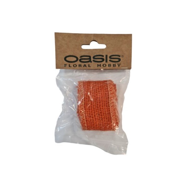 OASIS® Trak juta Oranžen / 4 cm x 1 m