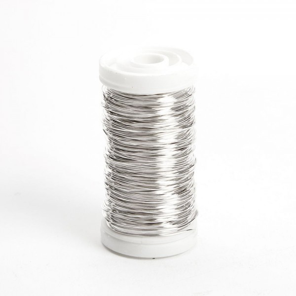 OASIS® Žička metalik srebrna 0,50mm x 100 G-10x1