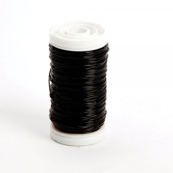 OASIS® Žička metalik črna 0,50mm x 100g